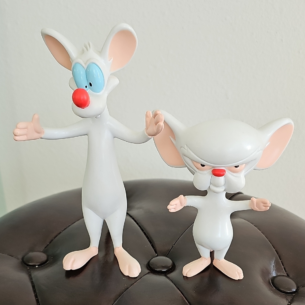 🐭HP🐭Pinky and The Brain Vintage 1997 Figurines